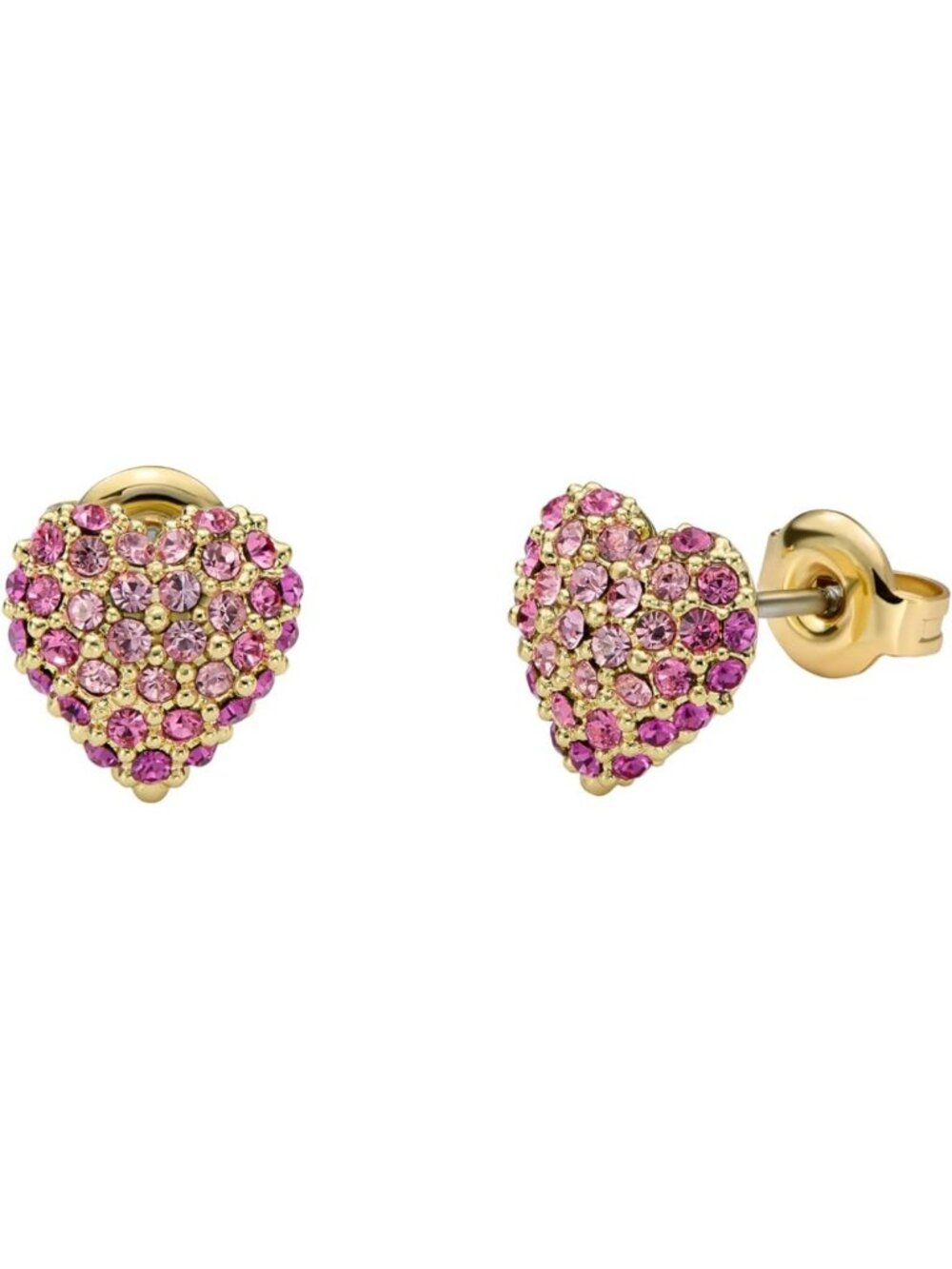 Elegant Crystal Sweetheart Stud Earrings for Women - Perfect for Any Occasion